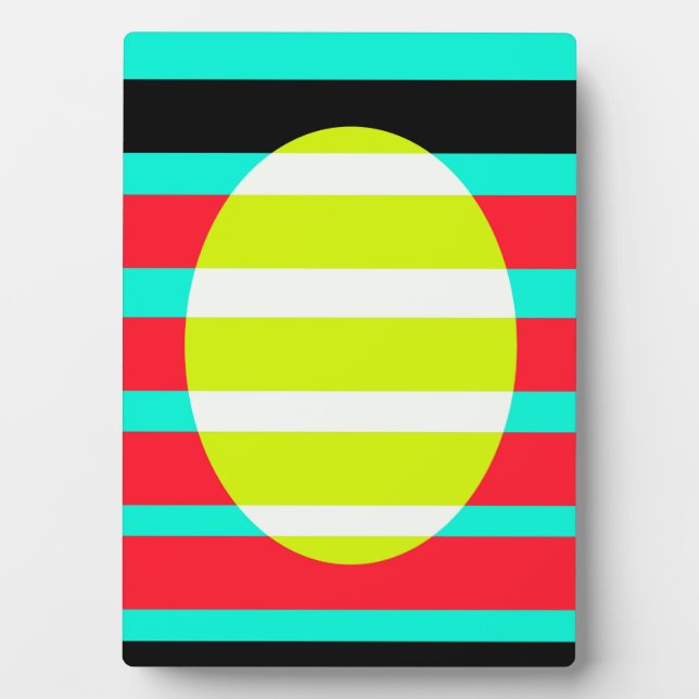 Futuristic sunset plaque (Front)