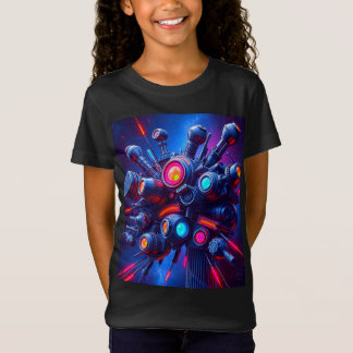 Futuristic Tech Orb  Girls'  T-Shirt