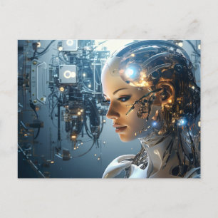 Futuristic Technology Postcard