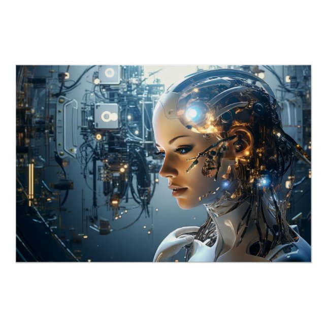 Futuristic Technology Poster (Front)