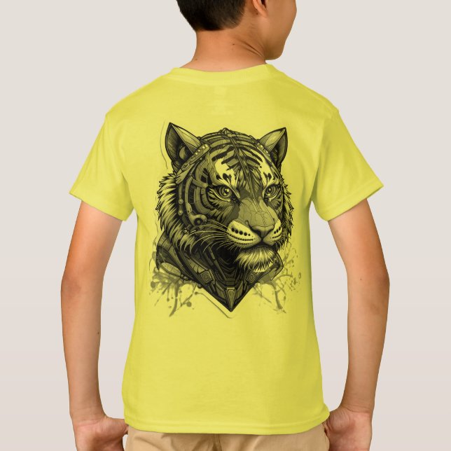 Futuristic Tiger T-Shirt (Back)