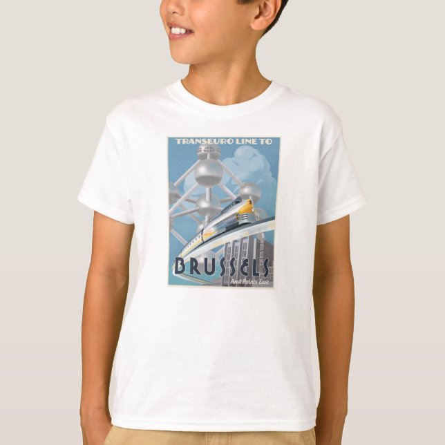 Futuristic Trans-Euro line T-Shirt (Front)