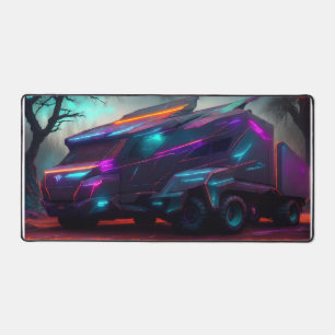 Futuristic Truck Desk Mat