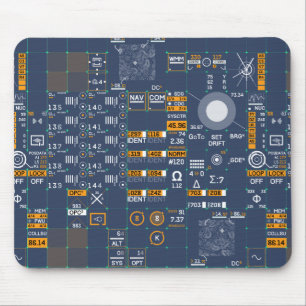 Futuristic User Interface Mouse Mat