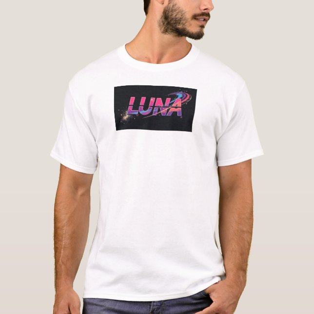 Futuristic vibe of LUNA T-Shirt (Front)