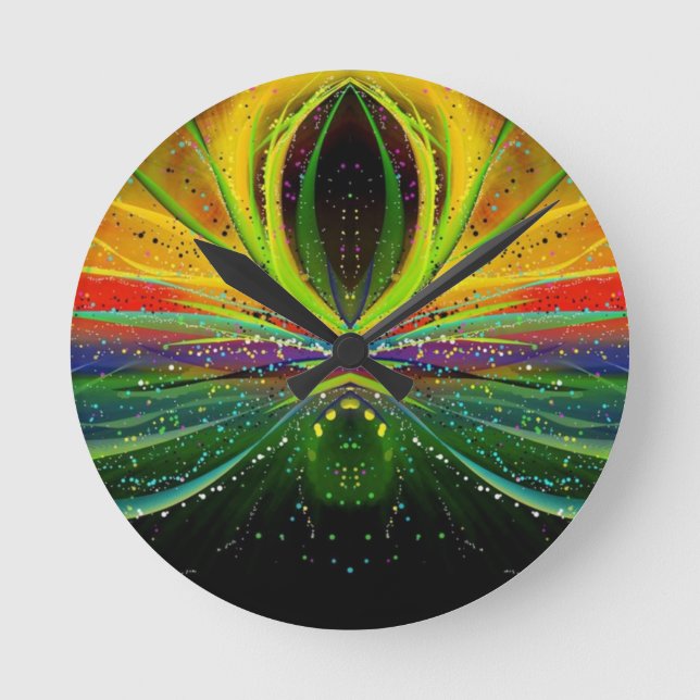 Futuristic Wall Clock (Front)