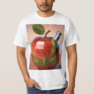 "Futuristic Wing Tattoo T-Shirt – Fine Line Art