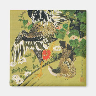 Fuyo Soukeizu Painting by Ito Jakuchu Magnet