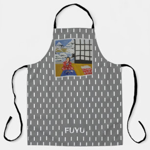 Fuyu Japanese Winter season Art Apron