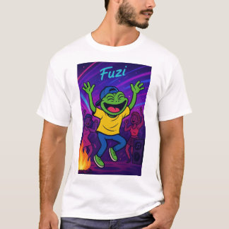 FUZI – Party Time! Dancing Frog Streetwear Shirt