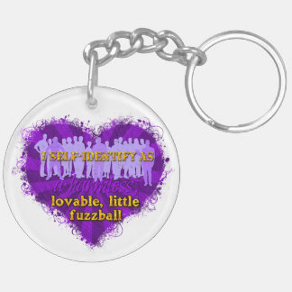fuzzball key ring