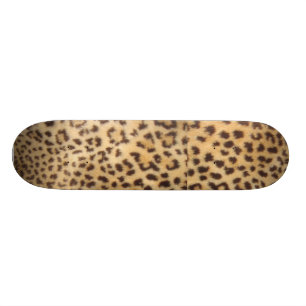 Fuzzy Cheetah Skateboard