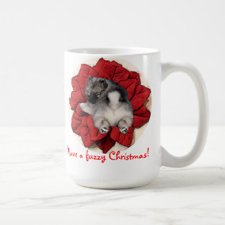 Fuzzy Christmas mug