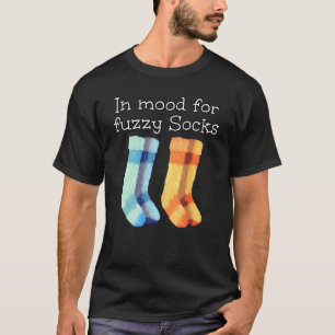 Fuzzy Christmas Socks for cosy Winter Clothes Mode T-Shirt