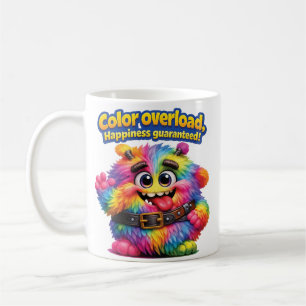 Fuzzy Colourful "Thing" Coffee Mug