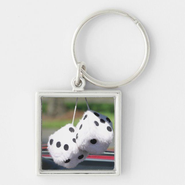Fuzzy Dice Key Ring (Front)