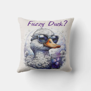 Fuzzy Duck Cushion