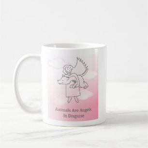 Fuzzy Express® Angel Dog Coffee Mug
