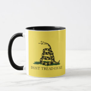 Fuzzy Express® Classic Gadsden Flag Black-Yellow Mug