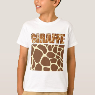 Fuzzy Express® Giraffe Animal Print T-Shirt