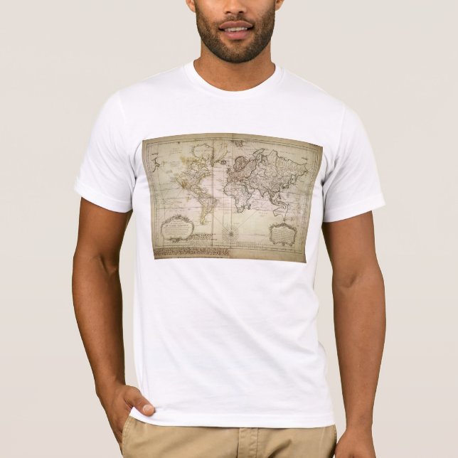 Fuzzy Express® Old Map #5 T-Shirt (Front)