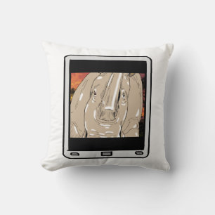 Fuzzy Express® Rhino Selfie Cushion