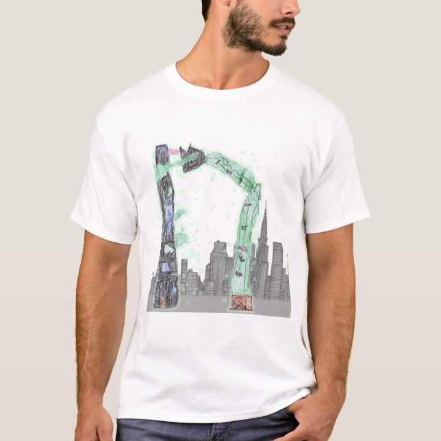Fuzzy Express® Ultra Worm Gzilla Rhino T-Shirt (Front)