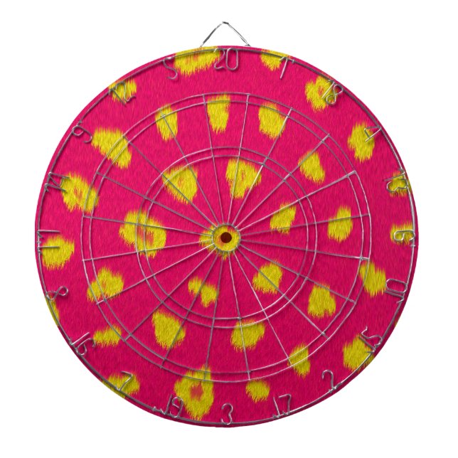 Fuzzy Fluffy Monster Fur Dartboard (Front)