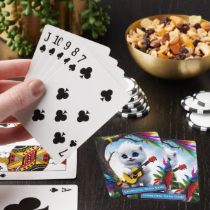 Fuzzy Friends Melody Monogram Kids Match Game Playing Cards