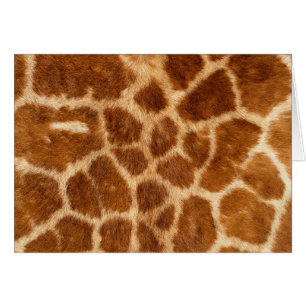 Fuzzy Giraffe Fur Pattern
