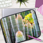 Fuzzy Green Cacti Succulent Photo Simple Modern Laptop Sleeve<br><div class="desc">Cacti thrive in the harshest of desert conditions. Dream of sunny days and the peaceful atmosphere of a summer’s garden whenever you use this stunning photography neoprene laptop sleeve. This laptop sleeve comes in three sizes: 15", 13", and 10”. Makes a great gift for someone special! You can easily personalise...</div>