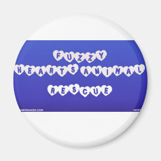 Fuzzy Hearts Magnet