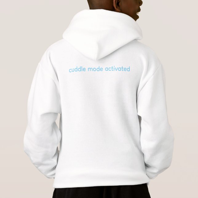 Fuzzy Kids Hoodie – Cosy Cute Pullover Sweatshirt  (Back)