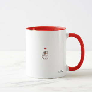FUZZY LITTLE HEART by Boynton Mug
