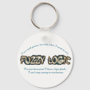 "Fuzzy Logic" Key Ring
