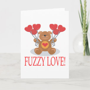 Fuzzy Love Holiday Card