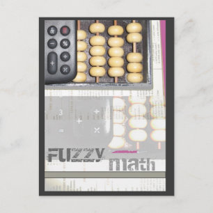 Fuzzy Math Postcard
