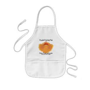 Fuzzy Monster Cartoon Character Kids Apron
