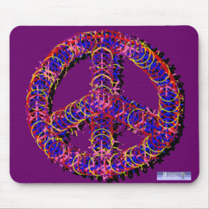 Fuzzy Peace Mousepad