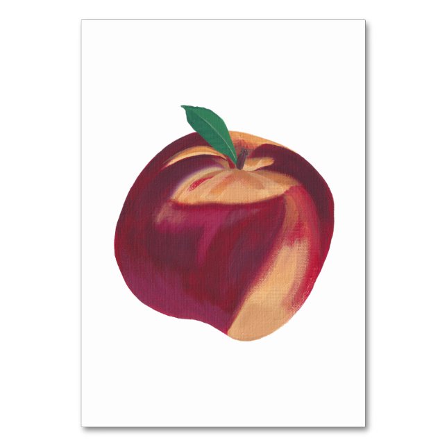 Fuzzy Peach, Adjective Reading Flashcards Table Number (Front)