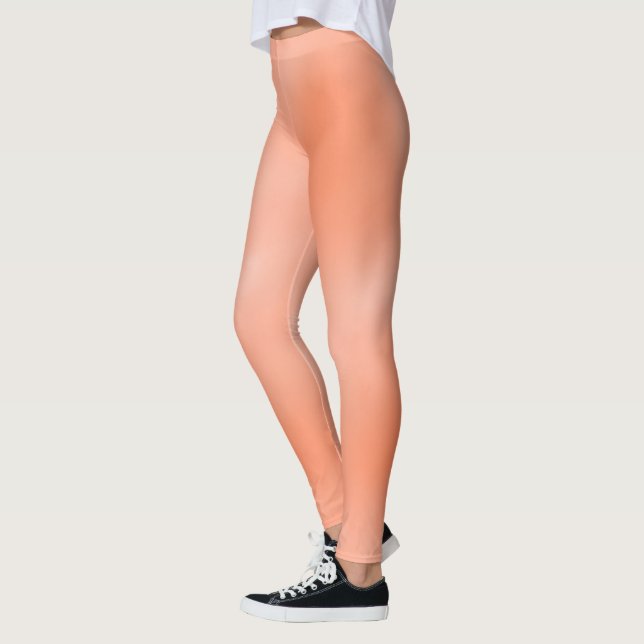 Fuzzy Peach Leggings (Left)