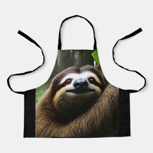 Fuzzy Sloth, Full Print Kids Apron