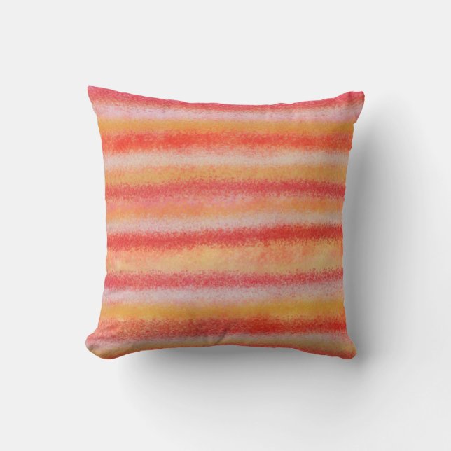 Fuzzy Sunset pillow (Front)