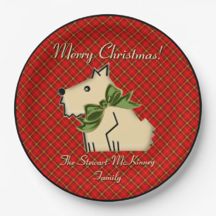 Fuzzy Wuzzy Scottish Guard (Personalised) Paper Plate