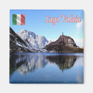 FVG007 LAGO VOLAIA - Panorama - Italy - Fridge Magnet