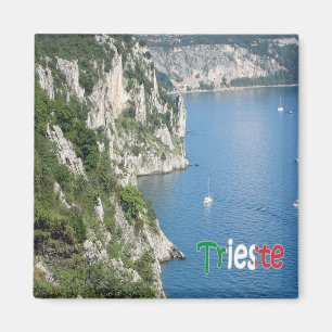 FVG017 TRIESTE, Path Rilke, Italy, Fridge Magnet