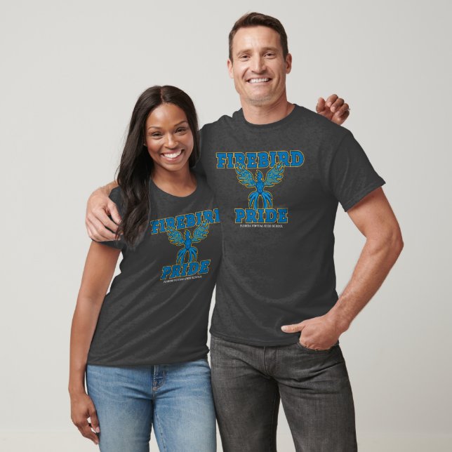 FVHS Firebird Pride, Grey T-Shirt (Unisex)