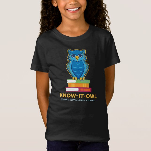 FVMS Know-It-All, Black Youth T-Shirt (Front)