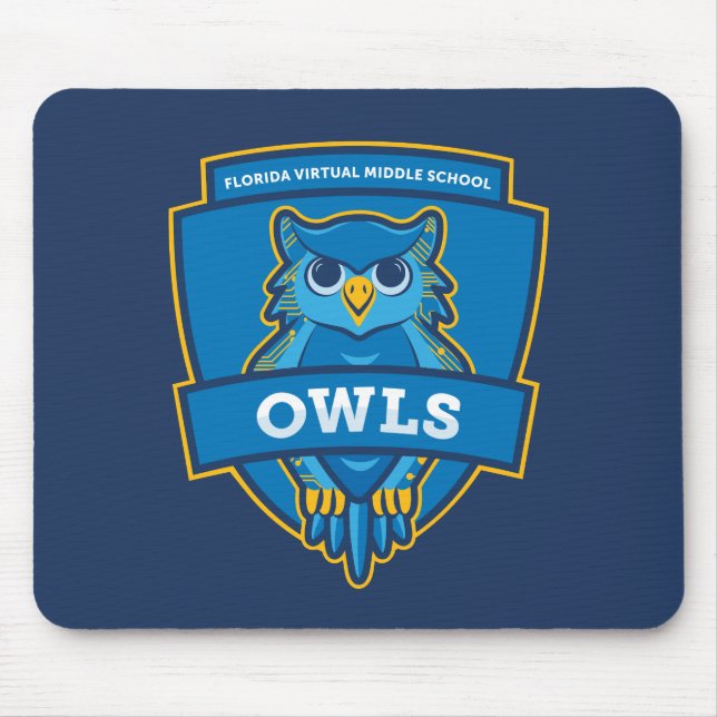 FVMS Mouse Pad (Navy) (Front)