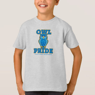 FVMS Owl Pride, Ash/Youth T-Shirt